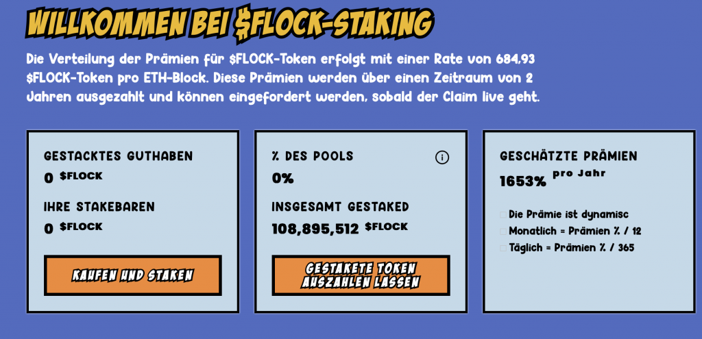 Flockerz Staking 